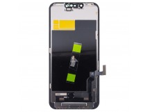 Дисплей для iPhone 13 (A2635) в сборе с тачскрином Черный - (Soft OLED, Full HD) (площадка под IC)