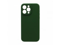 Чехол Silicone Case NEW без лого для Apple iPhone 15 Pro/6.1 (защита камеры) (061) зеленый