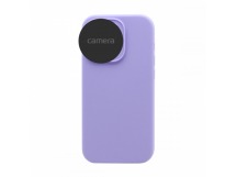 Чехол Silicone Case NEW без лого для Apple iPhone 16/6.1 (047) сиреневый