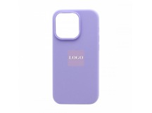 Чехол Silicone Case NEW с лого для Apple iPhone 16 Pro/6.3 (047) сиреневый