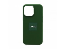 Чехол Silicone Case NEW с лого для Apple iPhone 16 Pro/6.3 (061) зеленый