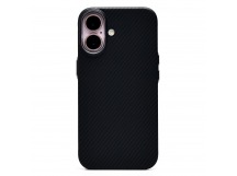 Чехол-накладка - SM028 SafeMag Carbon для "Apple iPhone 16" (black) (236557)