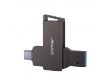 64GB накопитель  USB3.0+Type-C USAMS US-ZB200 серый