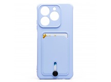 Чехол-накладка - SC304 с картхолдером для "Realme C61 4G Global" (light violet) (236990)