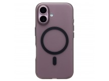 Чехол-накладка - SM038 SafeMag для "Apple iPhone 16" (black/matte transparent) (238593)