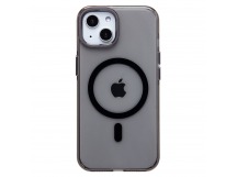 Чехол-накладка - SM039 SafeMag для "Apple iPhone 13/iPhone 14" (black/transparent) (238605)