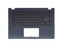 Топ-панель Asus VivoBook E410MA темно-синяя с подсветкой