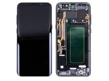 Дисплей для Samsung Galaxy S8+ (G955F) модуль с рамкой Черный - (OLED)