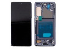 Дисплей для Samsung Galaxy S21 (G991B) модуль с рамкой Серый - (In-Cell)