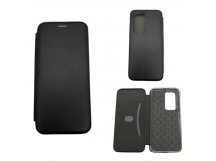 Чехол Huawei P40 Pro (2020) Книжка Stylish Кожа Черный