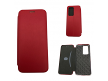 Чехол Huawei P40 Pro (2020) Книжка Stylish Кожа Красный