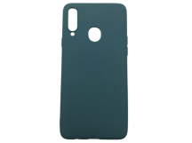 Чехол Samsung A20S (2019) Силикон Матовый Морская Волна