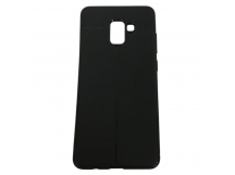 Чехол Samsung A8 plus (2018) Siberia MIX черный