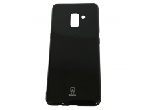 Чехол Samsung A8 Plus (2018) силикон Focus черный 