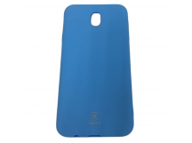 Чехол Samsung J7 (2017)/J730F Siberia MIX голубой Soft touch