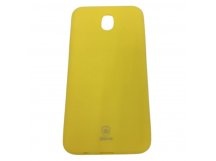 Чехол Samsung J7 (2017)/J730F Siberia MIX желтый Soft touch