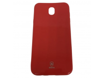 Чехол Samsung J7 (2017)/J730F Siberia MIX красный Soft touch