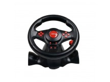 Игровой руль Dialog GW-230VR Fast Drive - вибро, 2педали+рычаг, PC USB/PS4&3/XB1&360/Android(238841)