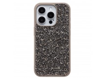 Чехол-накладка - PC096 POSH SHINE для "Apple iPhone 15 Pro" капли дождя (gray titanium) (237166)