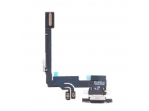 Шлейф для iPhone 16 Pro (A3293) на системный разъем/микрофон Черный - Премиум