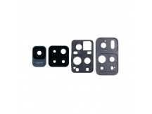 Стекло камеры для Xiaomi Redmi Note 11 Pro+ 5G (21091116UG) в сборе с рамкой Черный