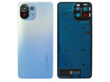 Задняя крышка для Xiaomi Mi 11 Lite/Mi 11 Lite 5G/11 Lite 5G NE (M2101K9AG/M2101K9G/2109119DG) Голубой - Премиум