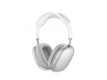 Беспроводные наушники Bluetooth Hoco W58 (накладные, активное шумоподавление) Серебро