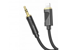 Кабель AUX Hoco UPA30 Apple Lightning - 3.5mm 1м (black)