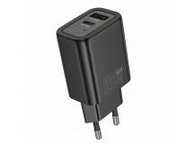 Адаптер Сетевой Hoco N61 Gentle PD20W+QC3.0 (black)