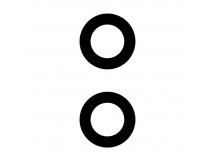 Стекло камеры для Samsung Galaxy A04 (A045F) (комплект 2 шт.) Черный