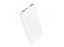 Внешний аккумулятор 10 000 mAh BOROFONE BJ56 (2USB QC 3.0/PD 20W/LED инд) белый