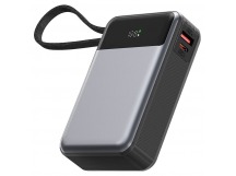 Внешний Аккумулятор (Power Bank) Acefast M21 20000 mAh (65W, QC3.0, PD, AVS, USB, Type-C, LED дисплей) Черный