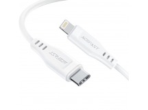 Кабель Type-C - Lightning Acefast C3-01 (3A, 30W, PD, MFI, 1.2 м) Белый