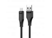 Кабель USB - MicroUSB Acefast C3-09 (2.4А, 1.2 м) Черный