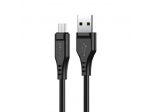 Кабель USB - MicroUSB Acefast C3-09 (2.4А, 1.2 м) Черный