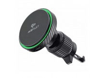 Автомобильный держатель Acefast D33 (с беспроводной зарядкой 15W, Qi2, магнитный, в дефлектор) Черный