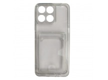 Чехол силиконовый Honor X7C прозрачный с визитницей