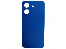 Чехол силиконовый Xiaomi Redmi 13C/POCO C65 Silicone Case без лого синий