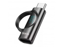 Переходник Type-C - Lightning выход LED дисплей HOCO UA32A черный