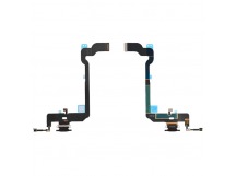 Шлейф для iPhone XS + разъем зарядки (черный) 100%