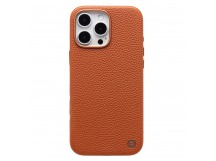 Чехол-накладка Cellis SM030 SafeMag для "Apple iPhone 15 Pro Max" Натуральная кожа зерни (237474)