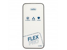 Защитное стекло Full Screen Cellis Flex Pro для "Apple iPhone 14 Pro " (black) (236367)