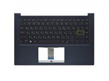 Топ-панель для Asus VivoBook 14 K413JA синяя без подсветки