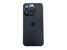 Задняя крышка iPhone 15 Pro (Стекло камеры + Рамка + MagSafe) Оригинал Черный