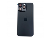 Задняя крышка iPhone 15 Pro Max (Стекло камеры + Рамка + MagSafe) Оригинал Черный