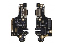 Шлейф (плата) для Xiaomi Redmi Note 9 + системный разъем + разъем гарн. + микрофон (100% components)