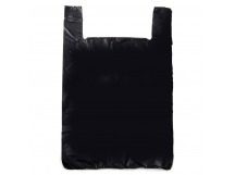 Пакет майка ПНД 30*54, чёрный