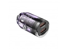 Адаптер автомобильный BOROFONE BZ29B, PD36W (2C) (пурпурный)