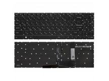 Клавиатура для MSI Prestige 16 A13UCX черная c белой подсветкой