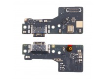 Шлейф для Xiaomi Poco M6 4G/Redmi 13 4G (2404APC5FG/24040RN64Y) плата системный разъем/микрофон - Премиум